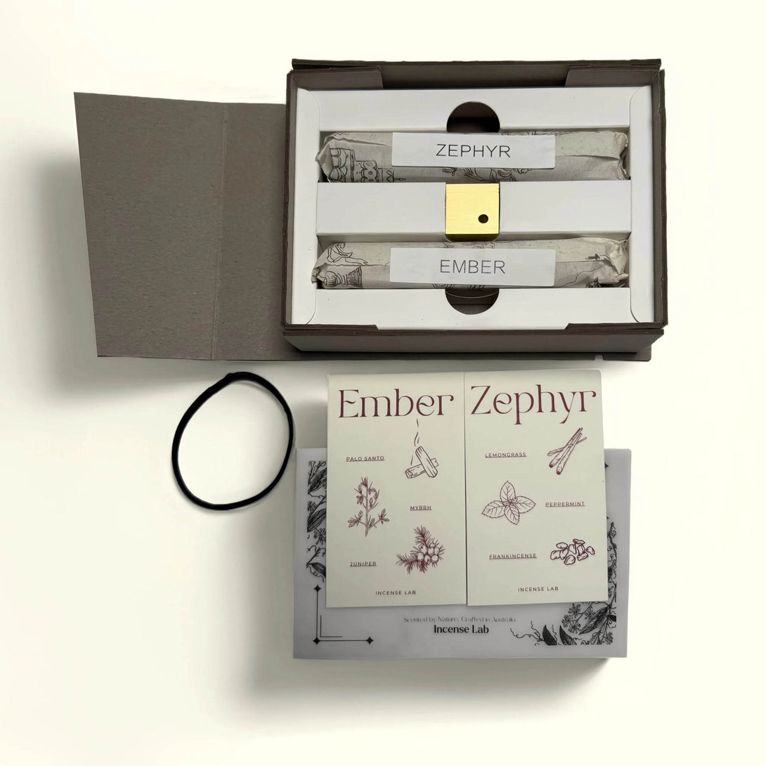 Natural Incense Duo – Bushland Edition (Zephyr & Ember) 🌲🌬️ - incenselab.au