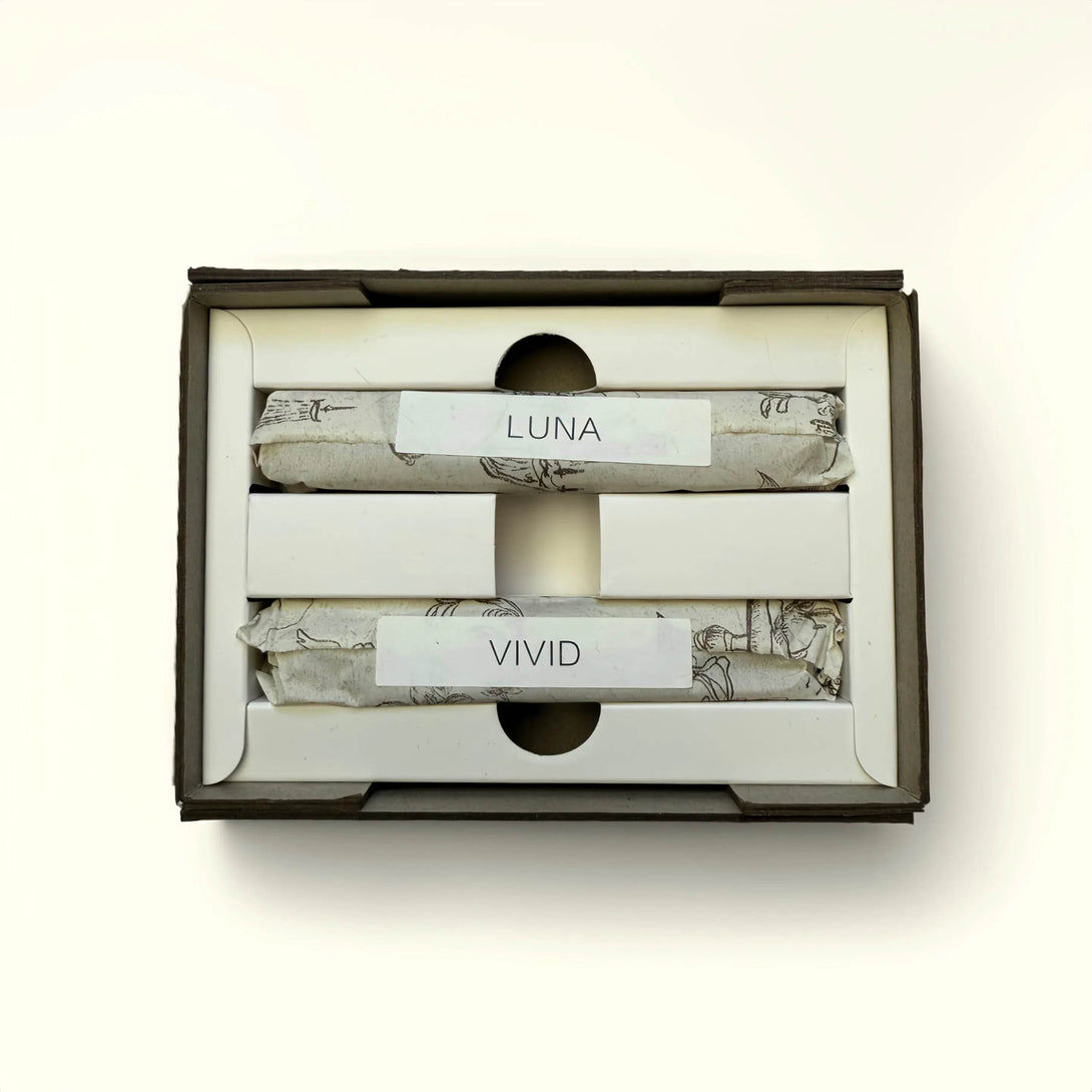 Natural Incense Duo – Calm Edition (Luna & Vivid) 🌙💜 - incenselab.au
