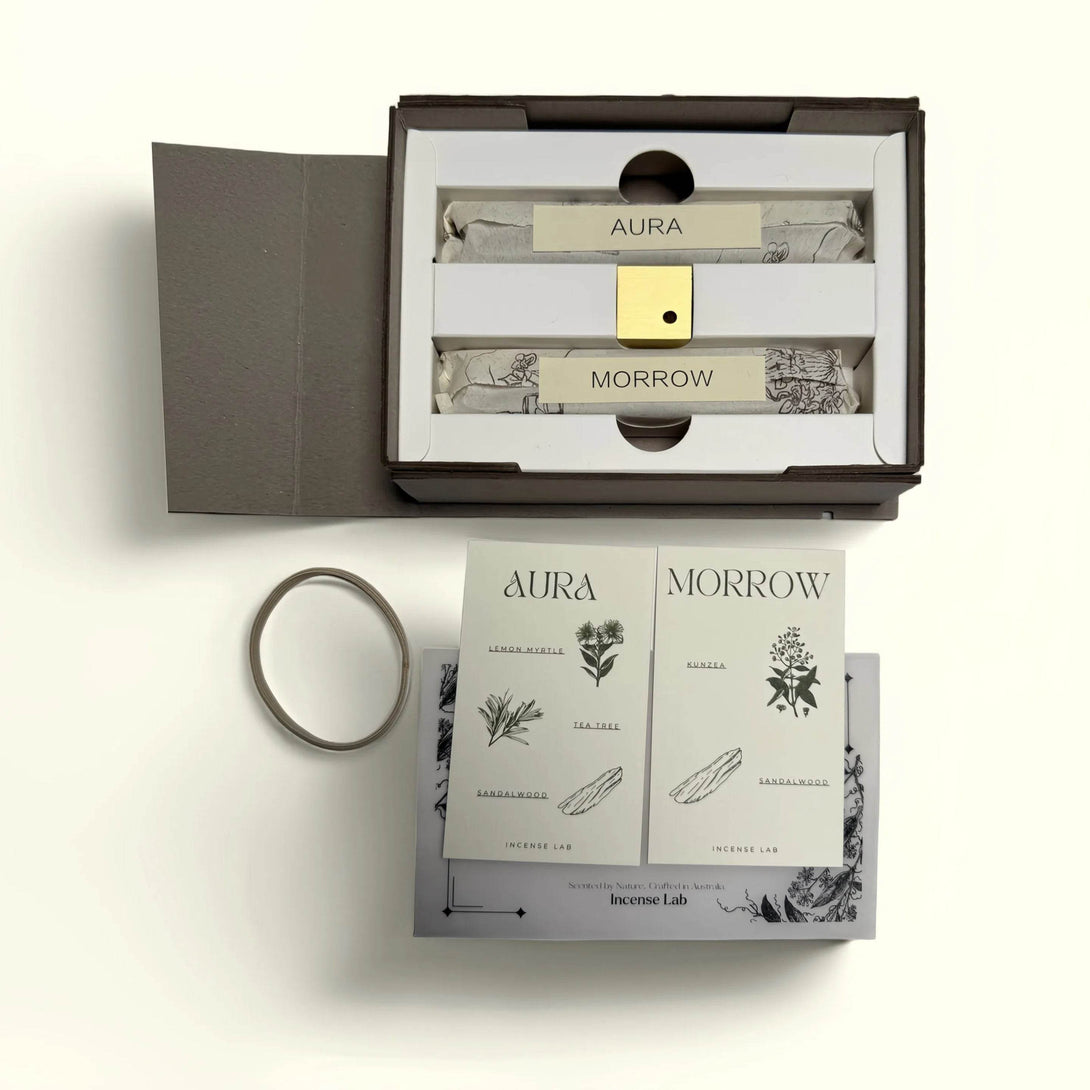 Natural Incense Duo – Native Flora Edition (Aura & Morrow) 🍋🌱 - incenselab.au
