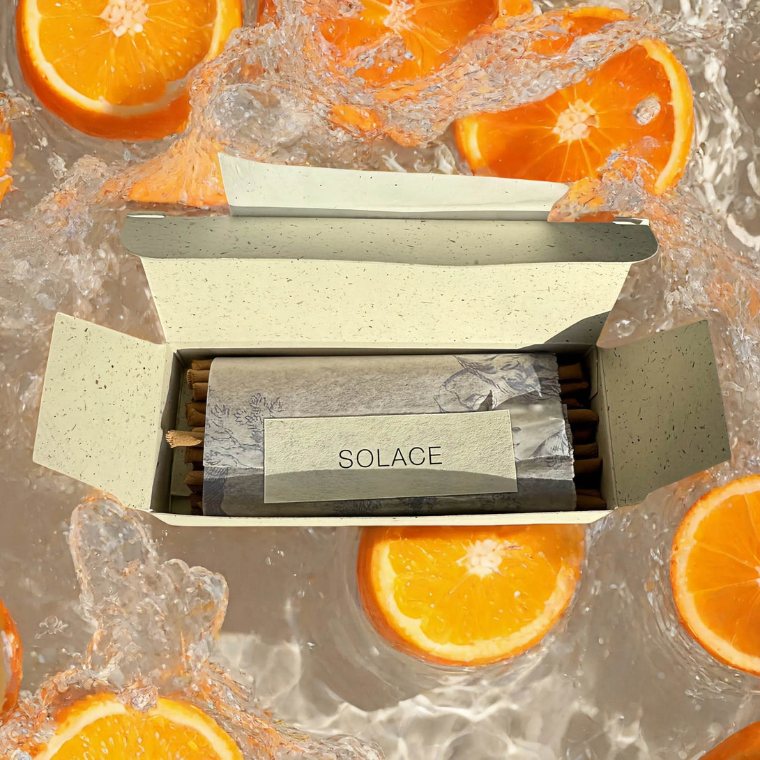 Solace – Mandarin, Tangerine & Cedarwood🍊🍊🌳 - incenselab.au