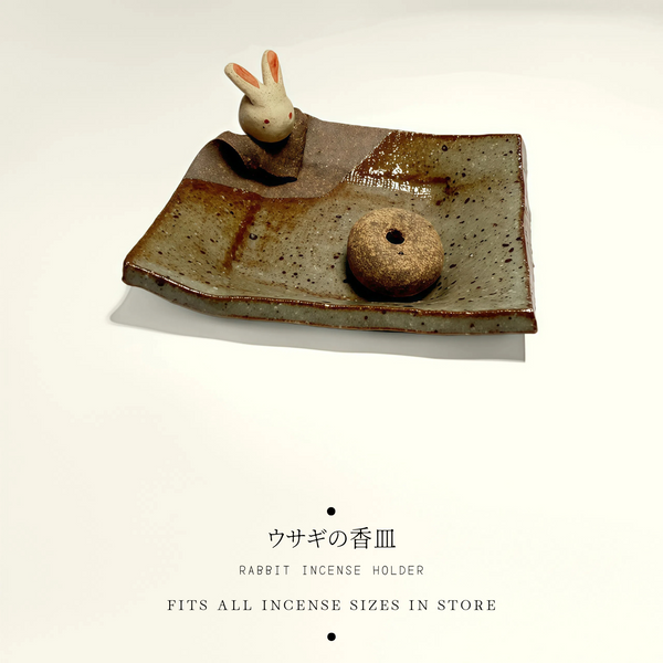Handmade Japanese Rabbit Incense Holder
